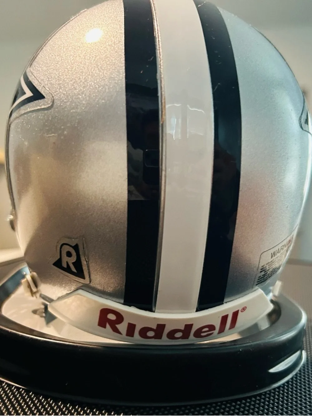 Dallas Cowboys Mini Helmet Signed by Ernie Mills - Picture 5 of 6